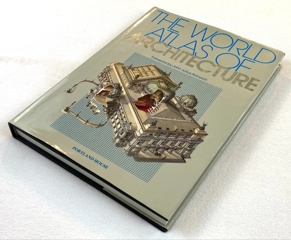 The World Atlas of Architecture Oversize Hardcover Book ISBN:0517668750 Vintage